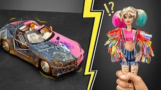 I Made Over 10 Dolls And Cars To Them - Barbies, Superheroes, Mutants And More! 👱🏻‍♀️🚗