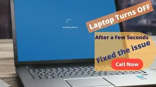 HP 440 G3 laptop shut down after 5 seconds | laptop turns off after a few seconds