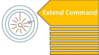 Extend Commands of AutoCAD with all subcommands | How To Use Extend Tools fast.