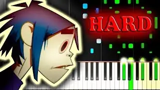 GORILLAZ - FEEL GOOD INC. - Piano Tutorial