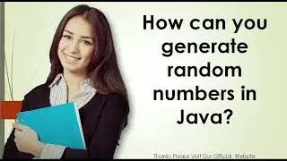 How can you generate random numbers in Java