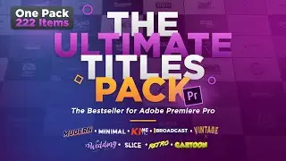 [DP669] The Ultimate Titles Pack - Premiere Pro | Promo