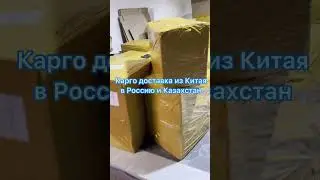 Карго доставка из Китая в Россию и Казахстан/ быстрый и надёжный