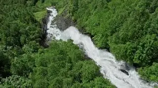 Чучхурские водопады  и озерцо сверху