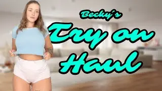 [4K] BEST SUMMER CROP TOPS | TRY ON HAUL WITH BECKY