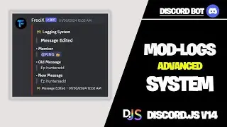 Building an Advanced Mod Logs System for Your Discord Bot using Discord.js