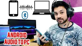 Transfer Android Audio ➡ PC 🎧🔥 || Transfer Phone's Audio To Computer Via Bluetooth, No Lag, No Root