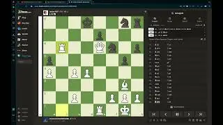 Brilliant chess game against a 700 bot basically my level