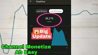 😱🔥Youtube Biggest update | Good News For all youtubers | 1000 Subscribe 4000 watchtime easy