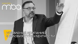 Управление компанией в условиях турбулентности. Сергей Елисеев