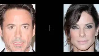 Incredible illusion: two pretty famous celebrities equals amazing grotesque ugliness (optical shade)