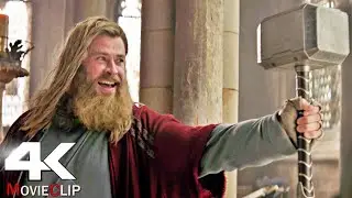 Thor Meets His Mother Scene In Hindi - Avengers Endgame Movie Clip 4K HD