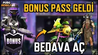 BONUS PASS GELDİ | BONUS PASS ÖDÜLLERİ | BEDAVA ESRARENGİZ KUTU ÇARKI AÇMA | PUBG MOBILE