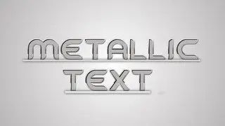 Gimp Tutorial: Metallic Text Effect