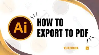 How to export adobe Illustrator as PDF