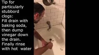 DIY Remove Hair From Drain