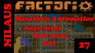 Factorio - Marathon Automation - E27 - Automatic Reloading of Miners