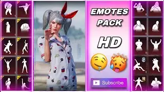 PUBG RYAN SET HD EMOTES PACK 🥵🔥 - PUBG MYTHIC OUTFITS EMOTES - PUBG EMOTES CLIPS FOR LOBBY EDITS