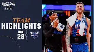 Knicks Rout Hornets and Advance to NBA In-Season Tournament Final Rounds | November 28, 2023