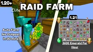 Minecraft BEST Raid Farm 1.21 | 3600 Emerald Per Hour