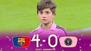 BARCELONA DESTROYING THE 12-YEAR-OLD INTER MIAMI CHILDREN'S ACADEMY