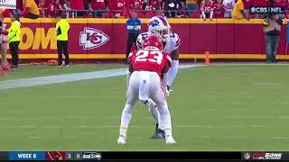 Josh Allen perfect TD throw to Gabe Davis before the half