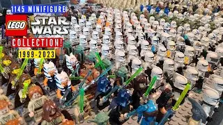 1145 Minifigure LEGO Star Wars Collection! From 1999 to 2023...