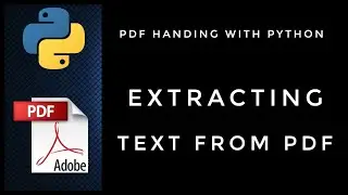 Extract text from PDF pages | PDF handling with python | 