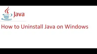 How to uninstall java/JDK from windows | Java Beam Channel| Java for beginners