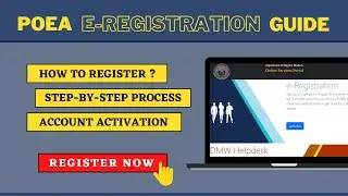 POEA E-REGISTRATION GUIDE 2023