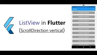 ListView in Flutter || ScrollDirection Vertical