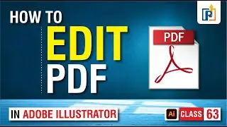 How to Edit Pdf in illustrator | Edit Pdf in illustrator | illustrator me pdf ko kaise edit kare