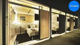 Overnight in Tokyo's Most Expensive Capsule Hotel like Star Wars | First Cabin Ichigaya