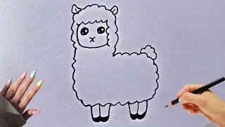 How to draw a sheep For beginners #pasiart