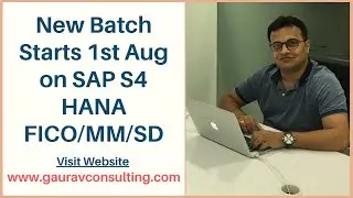 SAP S/4 HANA FICO/ MM/ SD Online Training | New Batch Starts 1st Aug20 | Get 30% Discount