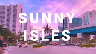 DRIVING TOUR OF GOLDEN BEACH and  SUNNY ISLES BEACH IN MIAMI, FL | Where to live in Miami