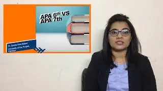 How APA 7th is different from APA 6th