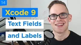 iPhone Apps 101 - How to Customize Label and TextField Font Sizes in Xcode 9 Storyboard (14/29)