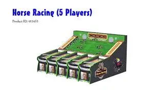 Multiplayer Horse Racing Arcade Game machine 5 Players