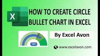 How to Create Circle Bullet chart in excel