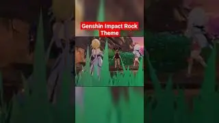 Genshin Impact Rock Version | Genshin impact Shorts | #xinyan #genshinimpact #childe #genshin