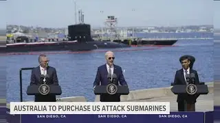 Biden announces nuclear-powered submarines for Australia