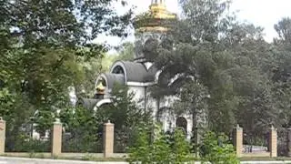 Храм, стадион и детская больница. Макеевка, Донбасс