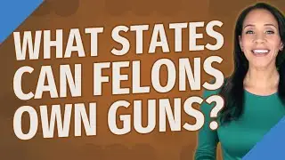 What states can felons own guns?