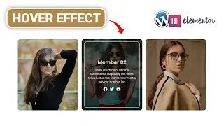 Elementor Text over Image on Hover | WordPress Elementor Pro Tutorial | Elementor Tricks