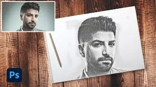 How to turn a photo into a realistic pencil sketch in Photoshop