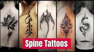 Sexiest Spine Tattoos For Women 2024/BEST Spine Tattoos For Girls/Women's Tattoos 2024!