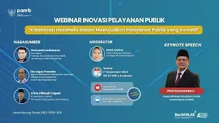 [LIVE] Webinar Inovasi Pelayanan Publik