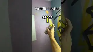 How to easy graffiti letter “i” 👈 #graffitialphabet