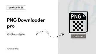 PNG Downloader Pro - WordPress plugin | image download button with redirect download page